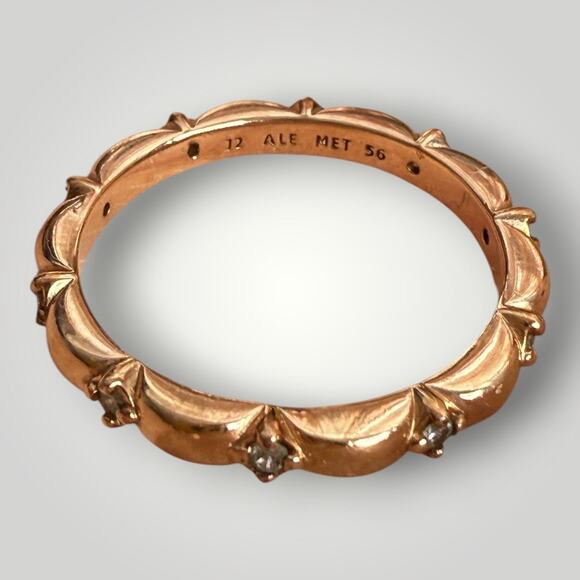 Pandora Flower Petals Band Ring 925 Ale Rose Retired 56 (7.5 ) - Picture 4 of 6